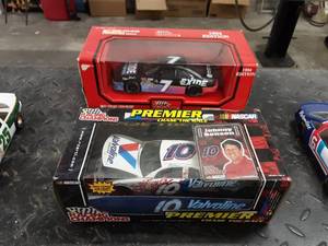 lot 152 image: Racing Champions NASCAR #7 & Premier Racing Champions #10 Collector Cars