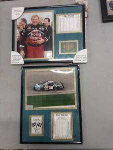 lot 168 image: Dick Trickle Framed Sports Photos