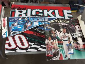 lot 174 image: Dick Trickle Memorabilia Banner, Sports Cards, Poster, Pendent