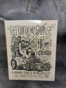 lot 185 image: Signed Big Daddy Roth Poster 994  11 X 14