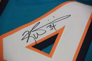 Miami Dolphins Ricky Williams Jersey Autograph Schwartz COA