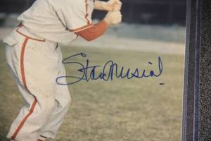 St. Louis Cardinals Stan Musial 8x10 Photo Autograph JSA COA
