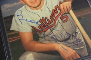 Baltimore Orioles Brooks Robinson 8x10 Photo Autograph JSA COA