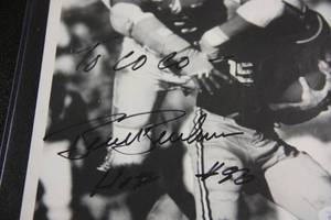 Kansas City Chiefs Buck Buchanan 8x10 Photo Autograph JSA COA