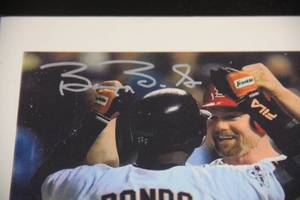 Barry Bonds & Mark McGwire 8x10 Photo Autograph  No COA See Details
