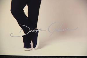 Dwayne The Rock Johnson 8x10 Photo Autograph No COA See Details