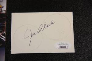 Brooklyn Dodgers Joe Black Card Autograph JSA COA
