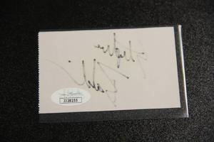 Stephen Baldwin Cut Autograph JSA COA