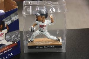 Minnesota Twins Johan Santana Hall of Fame Bobblehead SGA
