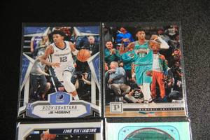 Ja Morant and Zion Williamson Basketball Rookie Card Lot  4 Cards