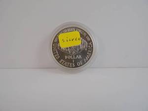 lot 50 image: US Constitution 200 Anniv $1.00 Silver