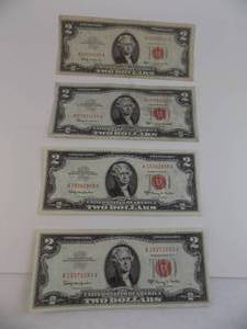 lot 69 image: Lot of $2 Red Seals