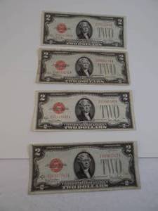 lot 74 image: Lot of $2 Red Seals