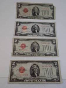 lot 77 image: Lot of $2 Red Seals