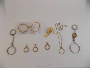 lot 105 image: Coin Holder, Jewelry Earrings, Necklace, Key Chain