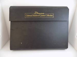 lot 4 image: American Colorized Statehood Quarters With State Facts Collection