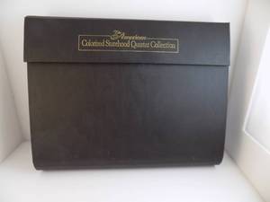 lot 5 image: American Colorized Statehood Quarters With State Facts Collection