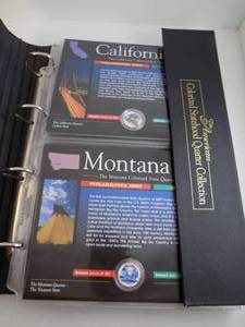 lot 6 image: American Colorized Statehood Quarters With State Facts Collection