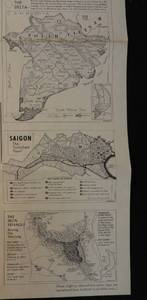 AP News Advertising Piece From The Vietnam Era with Background Map Escalate Your Vietnam Coverage