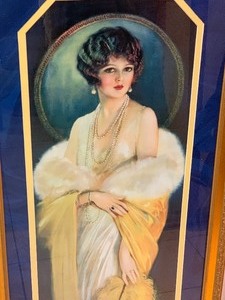 lot 15 image: Vintage Portrait Print