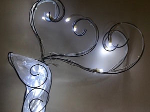 lot 109 image: Light up Reindeer