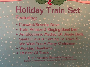 lot 94 image: Precious Moments Holiday Train Set