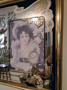 lot 148 image: Vintage Coca-Cola Mirror