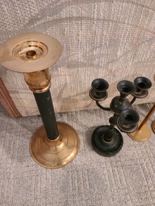 lot 161 image: Variety Of Candleholders