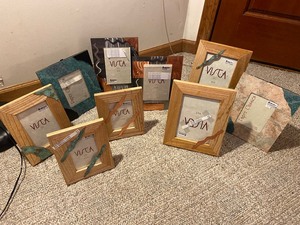 lot 89 image: Lot of 9 Copper & Metal & Wood Frames