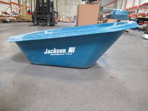 lot 752 image: Jackson 5.75 cu. ft. Thermoformed Poly Wheelbarrow Kit MP57514