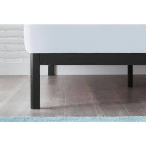 lot 410 image: Black Metal King Bed Frame (76 in W. X 14 in H.) THD-WDSLBF-K