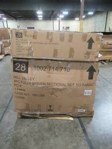 lot 109 image: WHOLESALE MIXED PALLET OF OUTDOOR PATIO FURNITURE
