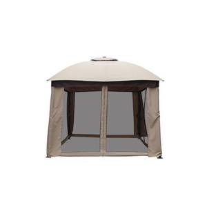 lot 420 image: Hampton Bay New Structure 10 ft. x 12 ft. Solar LED Lighted Gazebo FSC18015-1