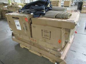 lot 416 image: WHOLESALE MIXED PALLET OF MISCELLANEOUS INDOOROUTDOOR FURNITURE, HOME DECOR AND MORE