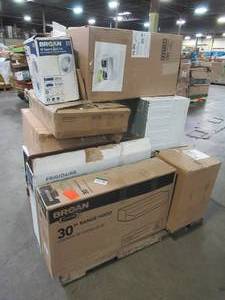 lot 302 image: WHOLESALE MIXED PALLET OF MISCELLANEOUS APPLIANCES, PARTS AND MORE