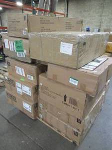 lot 316 image: WHOLESALE MIXED PALLET OF MISCELLANEOUS TABLES, CHAIRS, BOOKCASES AND MORE
