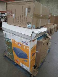 lot 317 image: WHOLESALE MIXED PALLET OF MISCELLANEOUS RANGEHOODS, ATTIC VENTS AND MORE