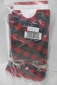 HALLMARK Christmas REDBLACK Plaid Deer Tree Skirt - 1 Pack