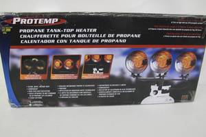 Pro-Temp PT-47-TTC 47,000 BTU Propane Tank Top HeaterVariable Output, Silver