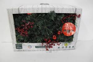 J & J Seasonal CHL-5PTF7-612 Color Change Christmas Garland, Green, 12 X 6
