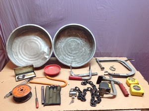 Oil Pans & Everything on Table