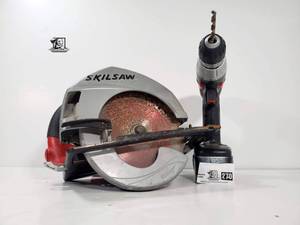 lot 270 image: Skilsaw Circular and Craftsmen 19.2 Volt DieHard Drill