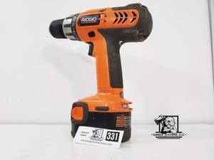lot 331 image: Black and Decker 12v Drill w Rigid 12v drill