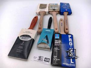 lot 406 image: 6 Paint Brushes