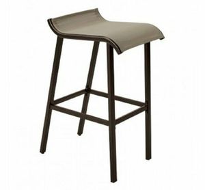 lot 170 image: Living Accents Gray Steel Modern Bar Stool