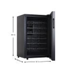 lot 180 image: Magic Chef 28-Bottle Wine Cooler in Black