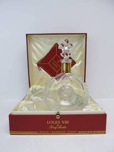 lot 24 image: Genuine Signed Baccarat Crystal LOUIS XIII Decanter wBox