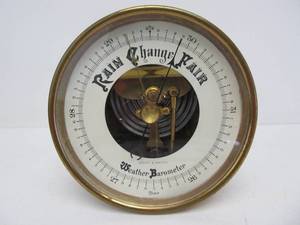 lot 99 image: Antique SHORT & MASON Tycos Brass Barometer