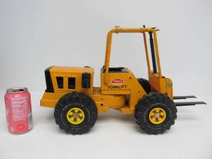 lot 143 image: Large Vintage TONKA Metal Forklift