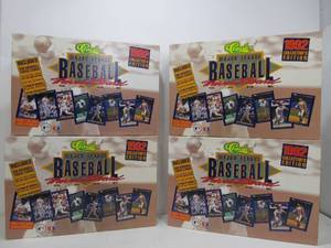 lot 134 image: Lot of 4 Classic 1992 Collectors Series Baseball Games - All Complete